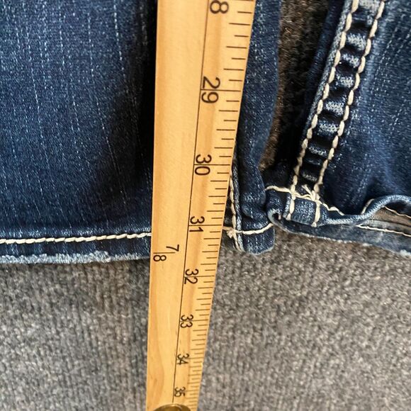 Silver Jeans Womens 27 Blue Natsuki Mid Rise Bootcut Ladies Casual Western Ranch - Picture 10 of 10